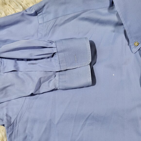 Burberry London Button Down Long Sleeve Blue Shirt - Size M - Picture 8 of 16